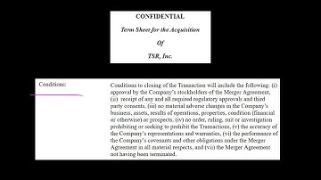 Material Adverse Event Clause (Mergers and Acquisitions)