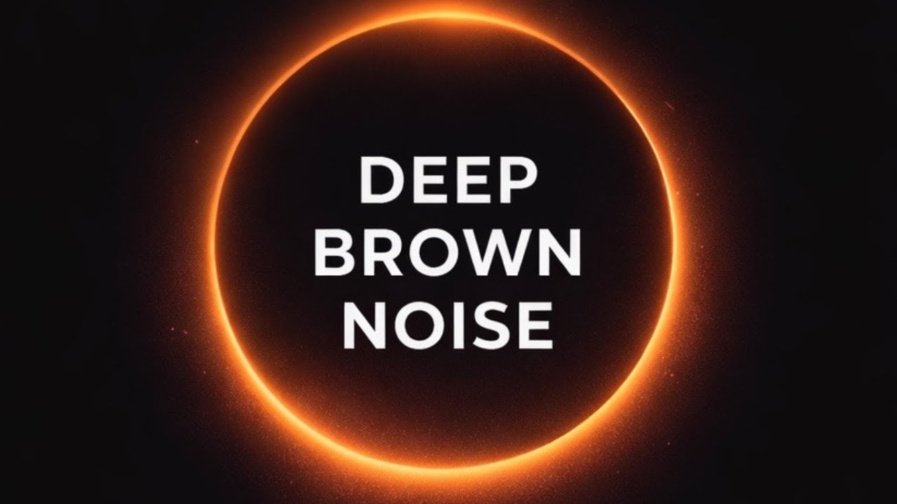 4 hours Deep Brown Noise for Sleep Black Screen \ Stay Asleep All Night