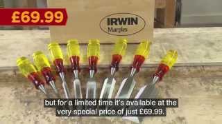 Irwin Marples 8 piece Splitproof Chisel Set