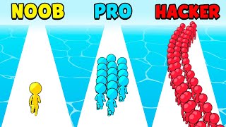 NOOB vs PRO vs HACKER  Runner Pusher