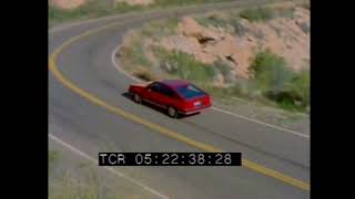 Oldsmobile Firenza 1986 silent running Manufacturer Promotional 13 01 86