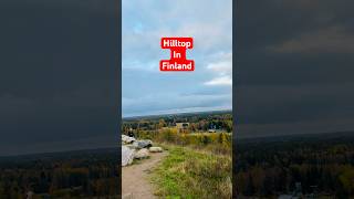 Forest land from Hilltop in Finland #worldtour #beingmariner #europetour
