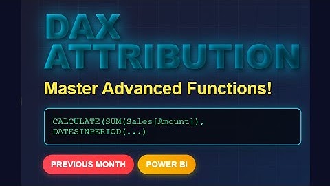 Power BI PREVIOUSMONTH DAX Function Explained | Beginner