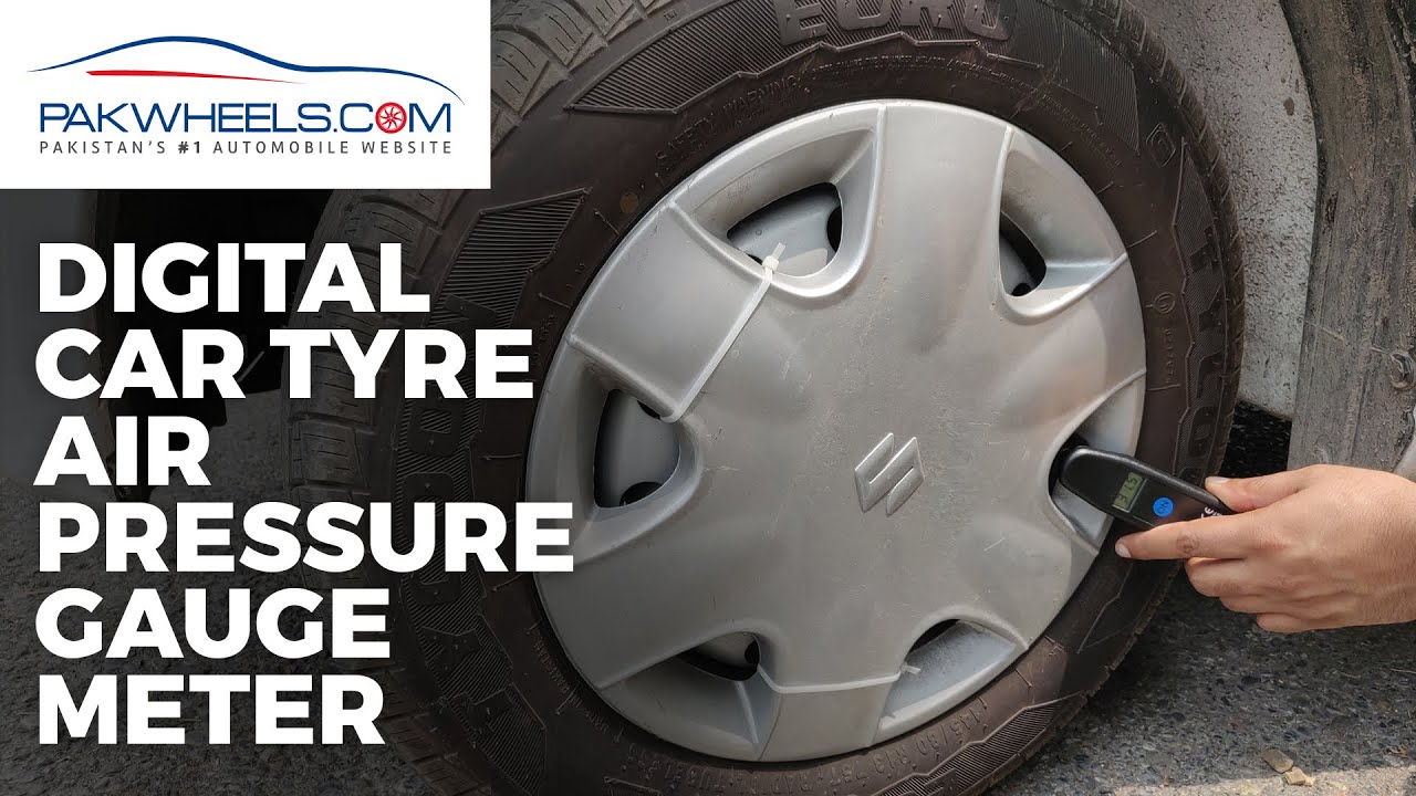 Digital Car Tire Air Pressure Gauge Meter PakWheels YouTube
