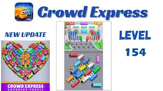 Crowd Express Level 154 Walkthrough 🚦 | Step-by-Step Solution | Go Answer