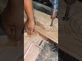 Look feeting #woodworking #furniturework #eseyinstalling#25mm bit#