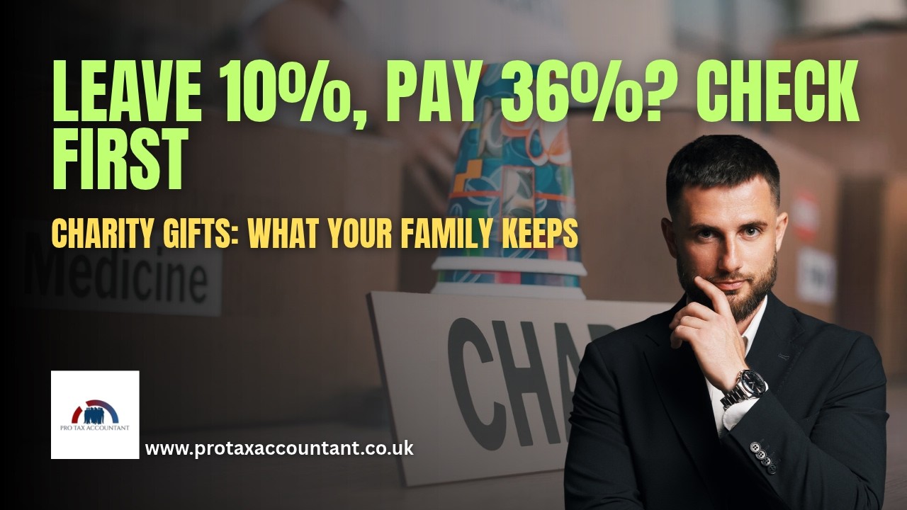 Leaving 10% To Charity: How The Reduced 36% IHT Rate Actually Works