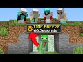 Minecraft Manhunt but I can FREEZE Time...