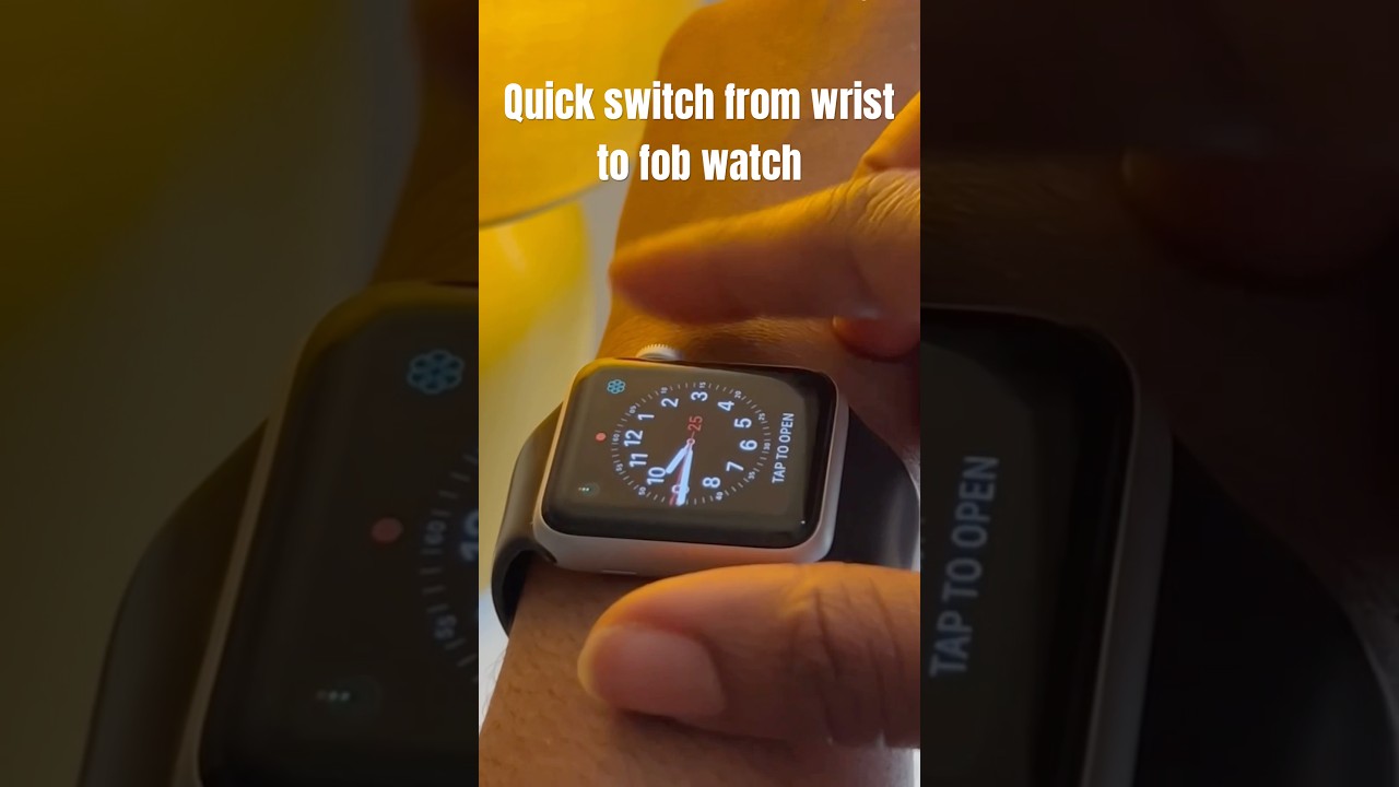 NURSES, TURN YOUR APPLE WATCH TO A FOB WATCH 🤌 