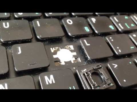 How To Remove And Replace A Key On Acer Aspire Laptop Keyboard.