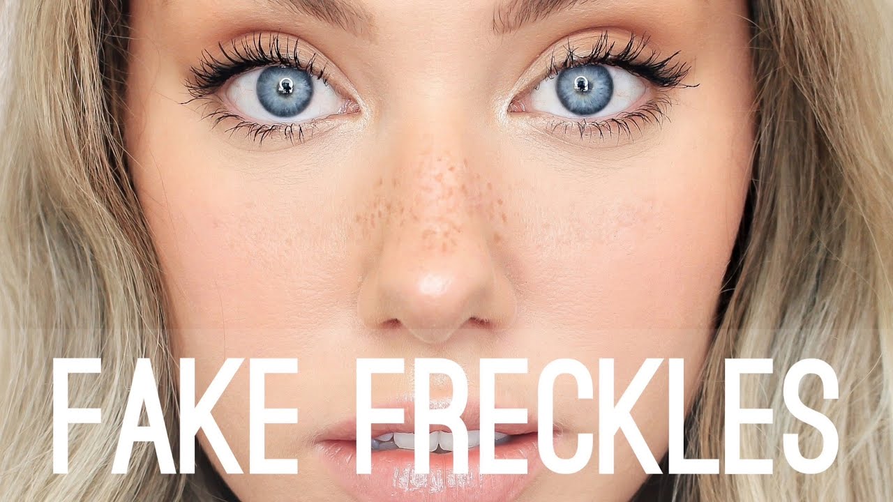 How To Fake Freckles Sunkissed Skin