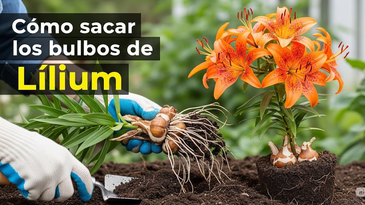 COMO sacar los BULBOS DE LILIUM 