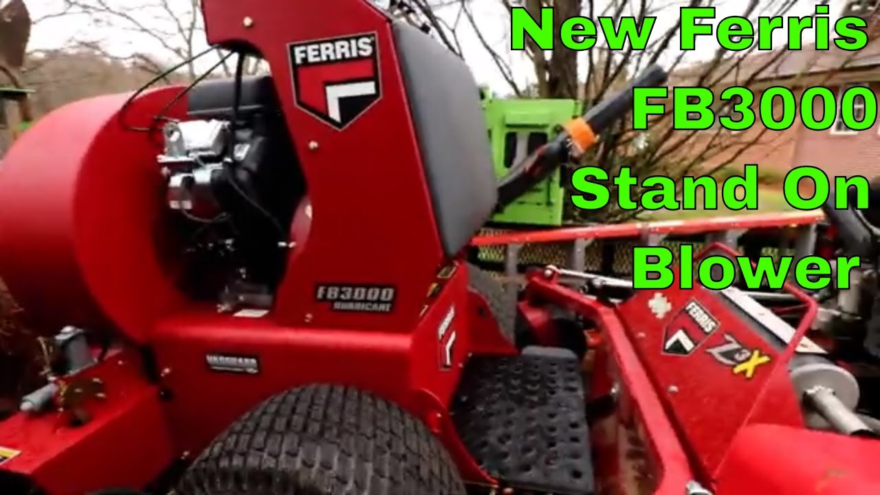 Ferris Sent Me The New Stand On FB3000 Blower - YouTube