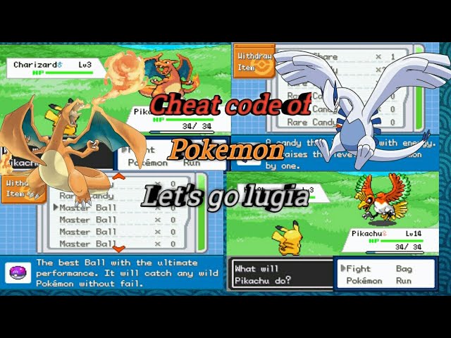 POKEMON LET'S GO LUGIA GBA WORKING CHEATS CODES IN 2020! (PART