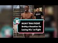 Muay thai fight smittys reaction to losing his first fight