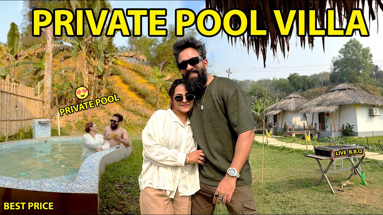 Private Pool Villa😮 পাহাড় আর সবুজের মাঝে প্রাইভেট সুইমিং পুল 🥰 Doholiz Resort 😍 Sylhet vlog