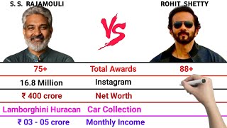 S S Rajamouli vs Rohit Shetty Full Comparison Video | Awards | Net Worth | Monthly Income