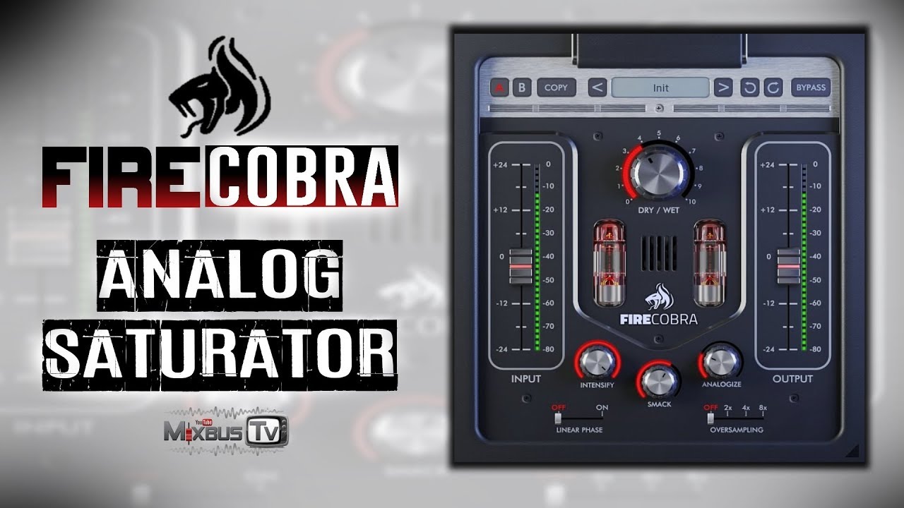 Analog Saturator & Tube Plugin Fire Cobra by United Plugins- Demo