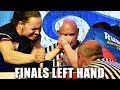 LEFT HAND WOMEN FINALS | EUROPEAN ARM WRESTLING CHAMPIONSHIP 2019