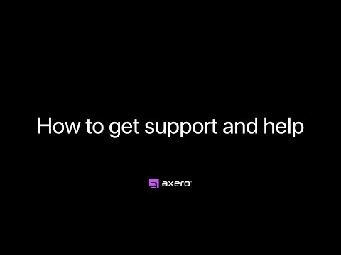 How to get support and help — Axero Solutions Intranet