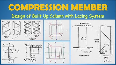 Design of Compression Member Using Lacing System | Hindi | Part-2 | Design of Steel Structures |