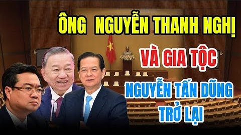 ÔNG NGUYỄN THANH NGHỊ VÀ SỰ TRỞ LẠI CỦA GIA TỘC NGUYỄN TẤN DŨNG