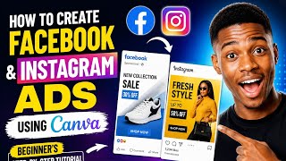 How to Create Facebook & Instagram Ads Using Canva (Beginner's Step-by-Step Tutorial)