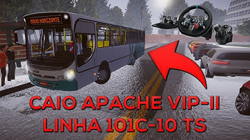 [PROTON BUS SIMULATOR] CAIO APACHE VIP 2 - LINHA 101C-10 TS - 1080P 60FPS
