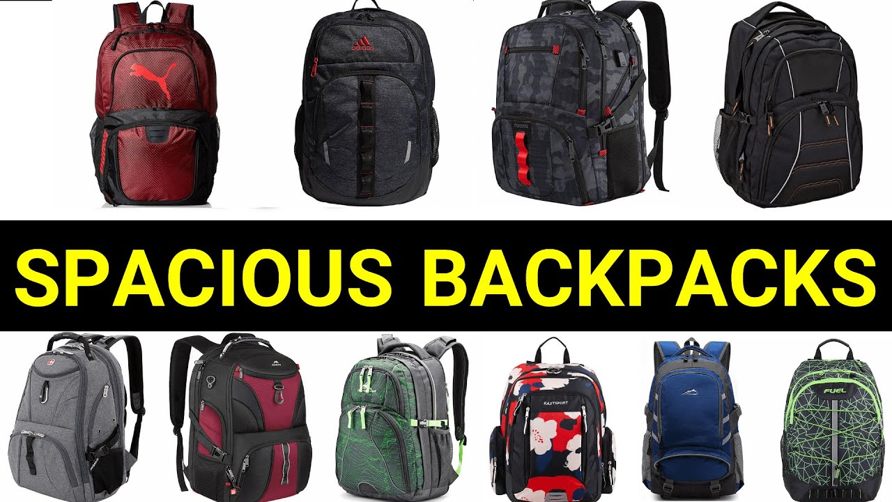 spacious backpacks