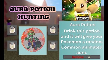 NEW Dark Aura Potion Hunting Pokemon Project Polaro (2 in 5 MINUTES?!?!) *Game link in Description*