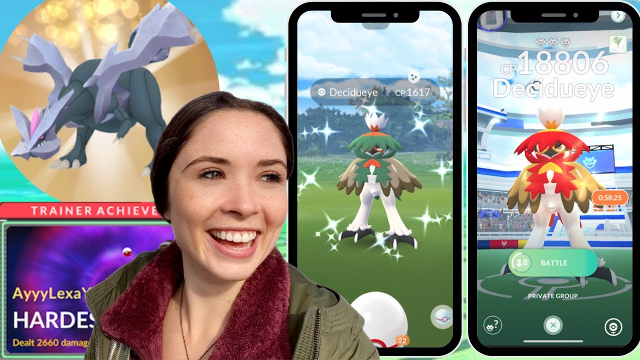 BOOSTED Shiny Rates, LUCKY Shinies, & some friendly competition Hisuian Decidueye Raid Day