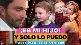 La INESPERADA REACCIÓN de Julián Gil al ver a su hijo 7 años después, en SU DEBUT EN TELEVISIÓN