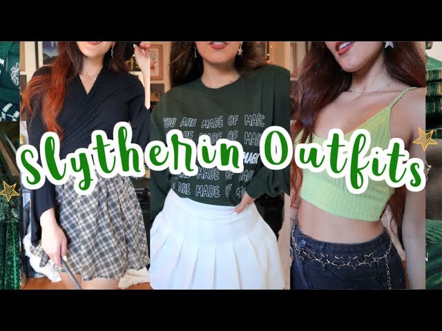 Slytherin Outfit Ideas // 💚🐍 – Krystal Everdeen