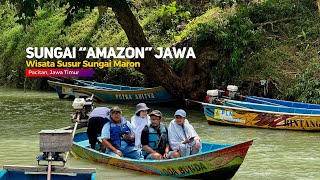 SUSUR SUNGAI PAKAI PERAHU KECIL - Cerita Desa Wisata Sungai Maron, Pacitan, Jawa Timur