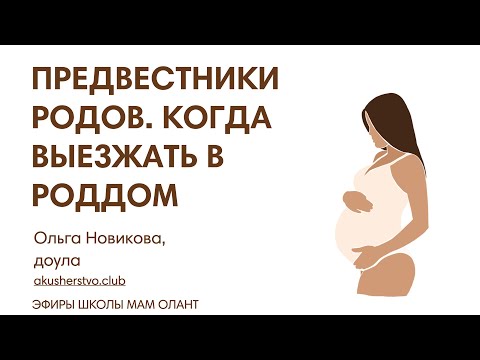 ПРЕДВЕСТНИКИ РОДОВ. КОГДА ЕХАТЬ В РОДДОМ