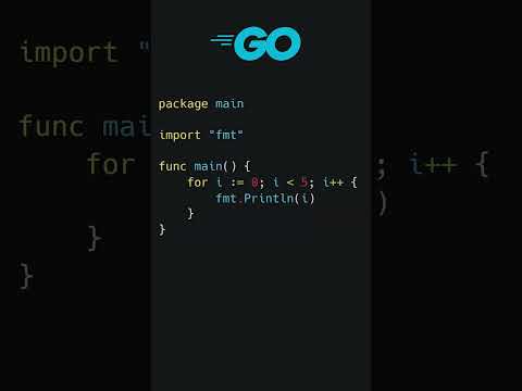 Introduction to for loops in #golang