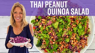 Easy Thai Peanut Quinoa Salad | Kathy's Vegan Kitchen