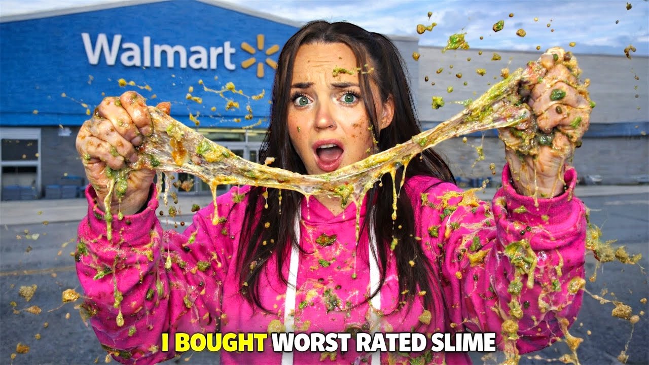 Digusting Slime ‼️LOWEST RATED SLIME… THEY ARE SCARED YOU WILL EAT IT‼️ #challenge # ...