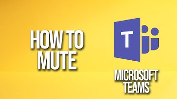 How To Mute Microsoft Teams Tutorial