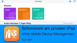 Schoolwork Am Privaten Ipad
