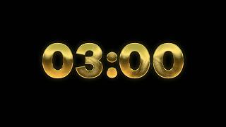 3 Minute Timer ⏱️ Luxury Gold Style (No Music, No Alarm) | Timecraft screenshot 4
