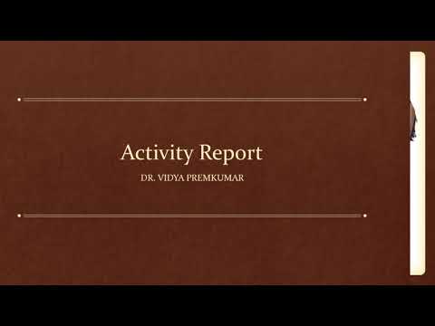 Activity Report