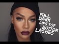 DARK FULL LIPS TOP & BOTTOM LASHES | SONJDRALDEUXE