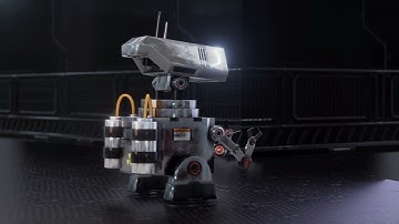 Worker Robot Animation - Blender 3.1
