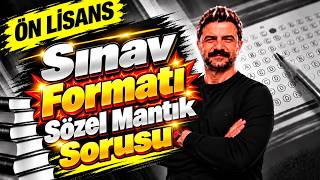 Ön Lisans Sınav Formatı Sözel Mantık Sorusu Rüştü Hoca