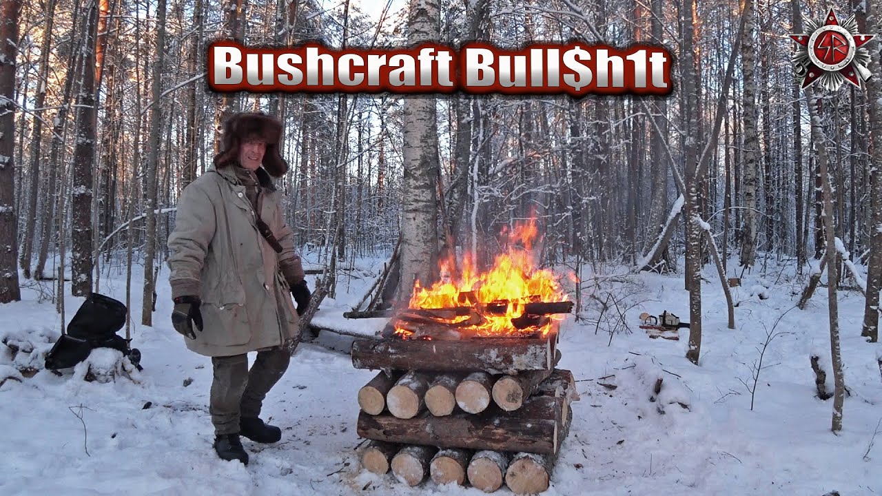 All Night Fire Hoax | Why The Upside-Down Fire Is Useless For Survival | Bushcraft BS