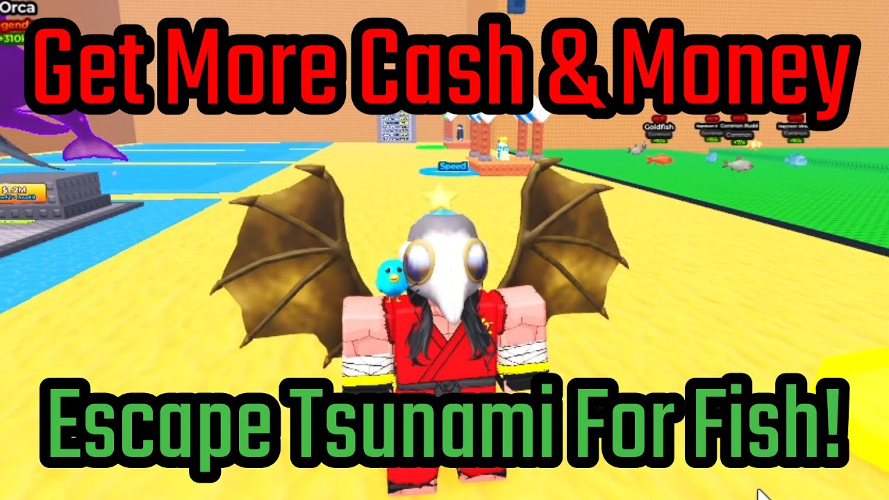 How to Get More Cash and Money Fast in Escape Tsunami For Fish! Roblox