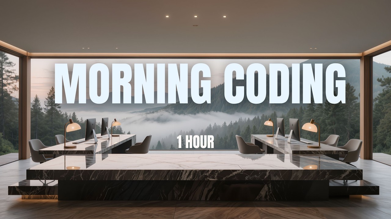 Morning Coding Music - 1 Hour Deep Focus Session (No Distractions)