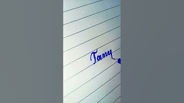 How to write the name "Tanya"😍❤️ in cursive handwriting #calligraphy #trending #viral #shorts