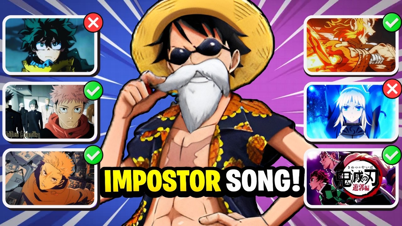 Find the IMPOSTOR Opening 🕵️‍♀️🎵 | 2 From One Anime… 1 Is Fake! Can You Guess?🕹️ | Anime Quiz 🔥